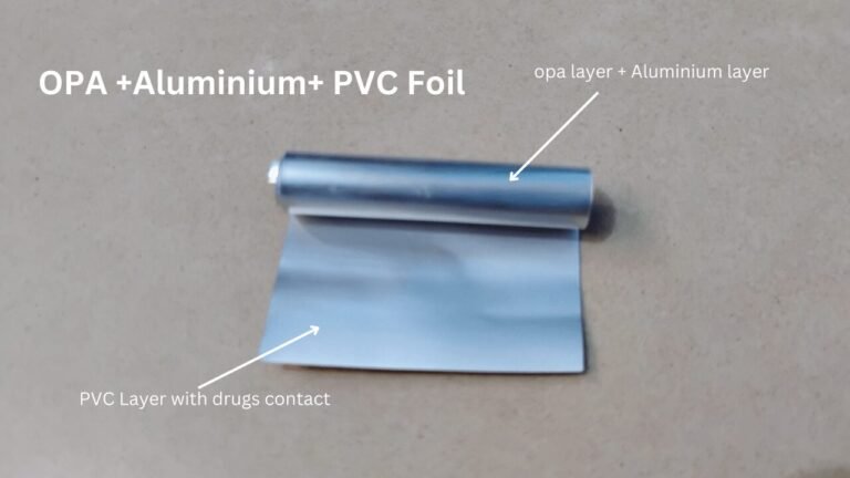 OPA+Aluminium +pvc foil