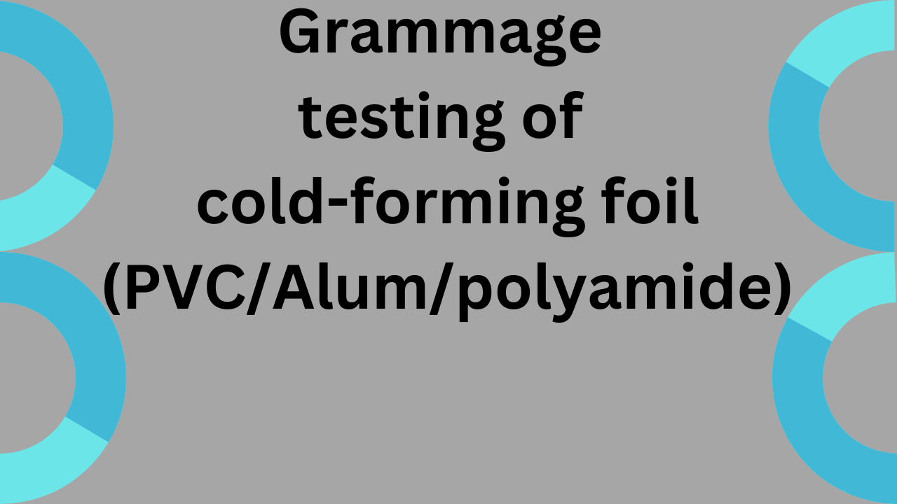 Grammage of cold-forming foil