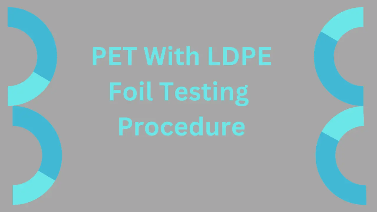 pet with ldpe foil