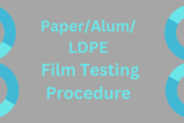 Paper/alum/ldpe film